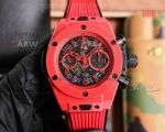 Super replica BBF factory Hublot BIG BANG Unico red ceramic watch 45mm 